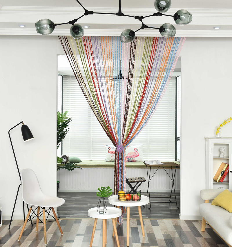 Gradient color string curtain Curtain Manufacturers
