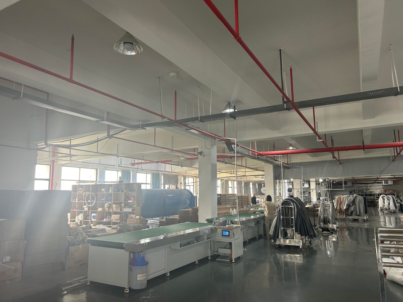 Automated Curtain Fabric Cutting and Processing Line