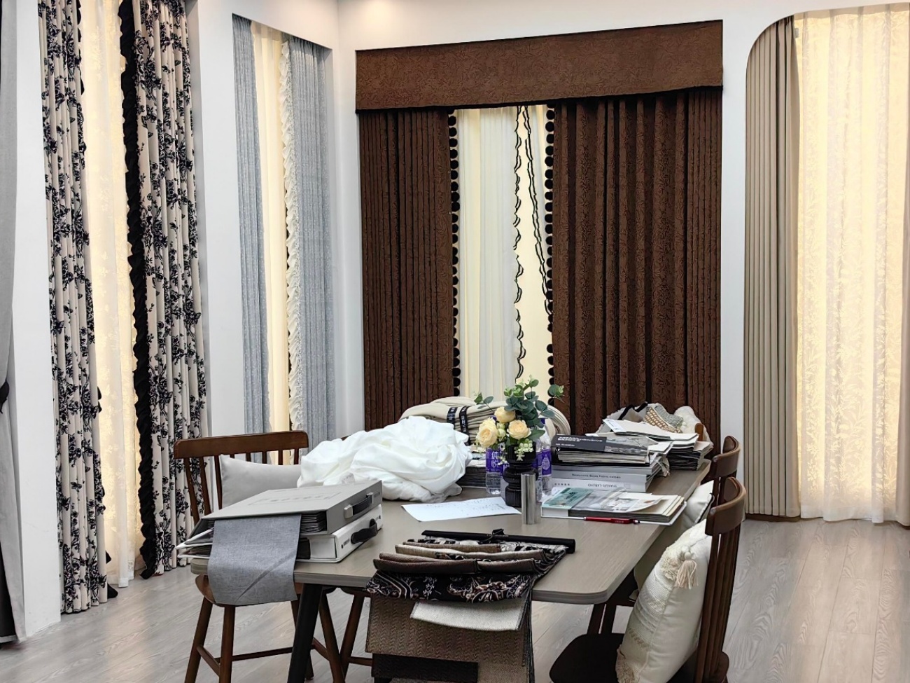 Curtain Sample Development and Design Room