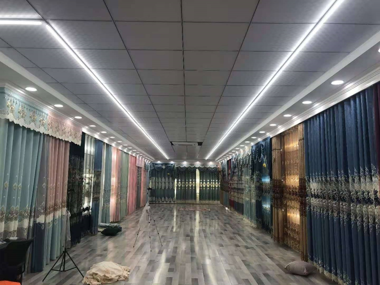 Curtain Sample Display Showroom