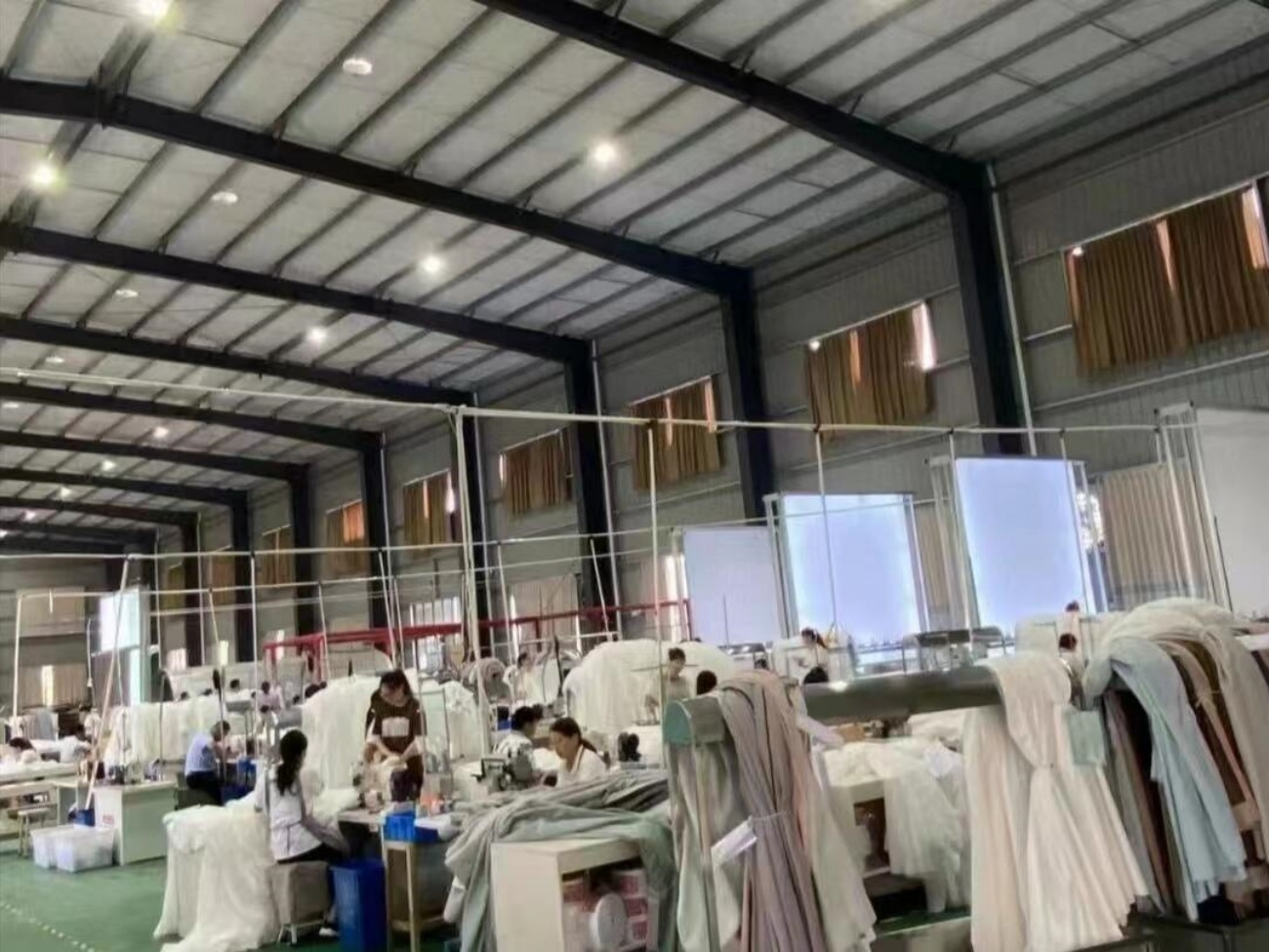 Curtain Sewing and Assembly Production Workshop