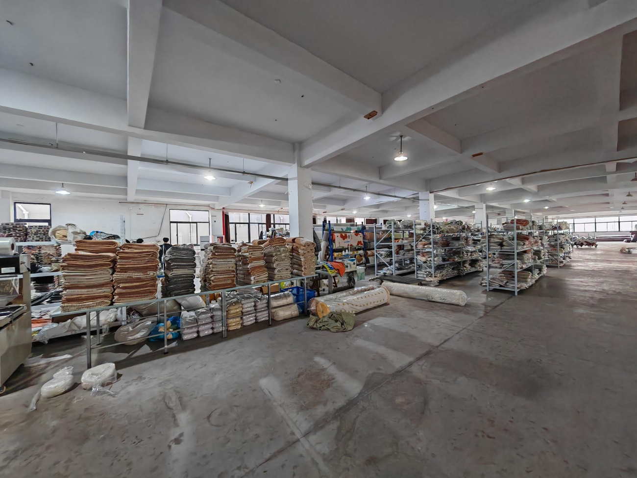 Finished Curtain Storage and Order Staging Warehouse